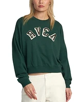 Rvca Juniors' Ivy League Fleece Crewneck Sweatshirt