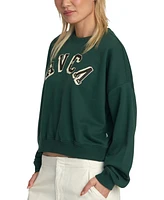 Rvca Juniors' Ivy League Fleece Crewneck Sweatshirt