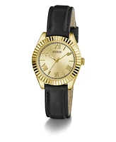 Guess Women's Analog Genuine Leather Watch 30mm