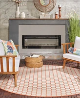 Nourison Home Twist Reversible TWS01 8'x8' Round Area Rug