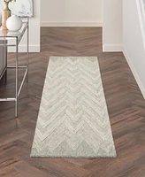 Nourison Home Interlock ITL04 2'3"x7'6" Runner Area Rug