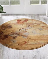 Nourison Home Somerset ST18 3'6"x3'6" Round Area Rug