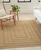 Nourison Home Natural Seagrass NSG01 4'x6' Area Rug