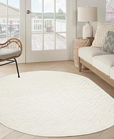 Nourison Home Versatile NRV01 6'x9' Oval Area Rug