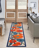 Nourison Home Aloha ALH33 2'3"x10' Runner Area Rug