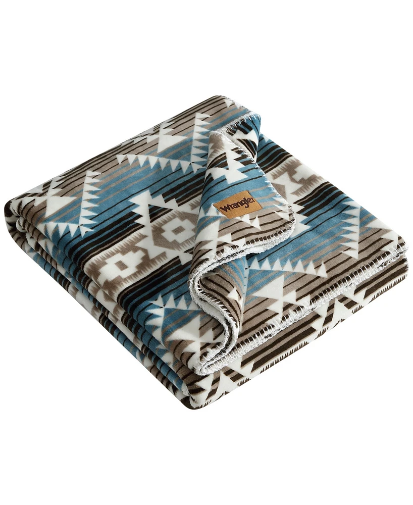 Wrangler Reversible Blanket, Full/Queen