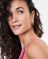 On 34th Womens Mini Dress Drop Earrings Strappy Flat Sandals Created For Macys