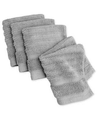 Martha Stewart Quick Dry Cotton Solid 4-Pc. Washcloth Set, 13" x 13", Exclusively at Macy's