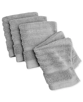 Martha Stewart Quick Dry Cotton Solid 4-Pc. Washcloth Set, 13" x 13", Exclusively at Macy's