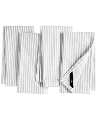 Kate Spade New York Hand Painted Shirting Stripe Napkin 20" x 20", Set of 4