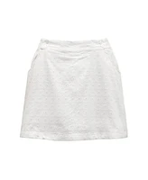 Hope & Henry Women's Organic Cotton Eyelet Skort