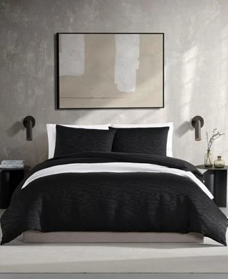 Vera Wang Illusion Textured Duvet Cover Sets