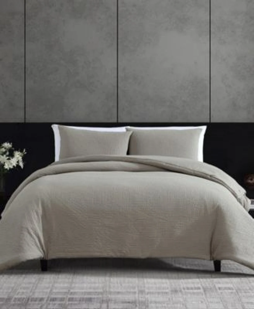 Vera Wang Puckered Texture Duvet Cover Sets