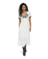Belle & Bloom Women's You I Polka Dot Midi Dress