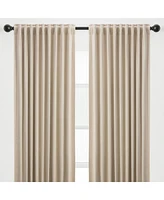 Chanasya Premium 2-Panel Blackout Velvet Curtains