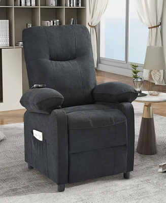 Simplie Fun Recliner Chair with Message and Heater, Recliner Chair for Adult, Manual Control Message Chair