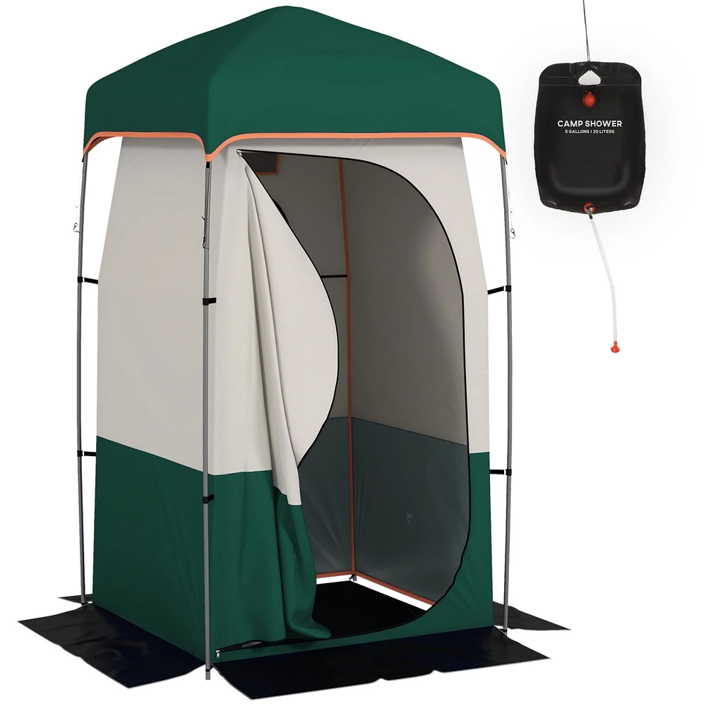 Streamdale Furniture Portable Shower & Privacy Tent with Solar Shower