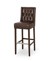 Streamdale Furniture Modern Barstool With Footrest For Comfort And Style