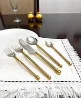 Vibhsa Swirl 20-Pc. Flatware Set, Serving for 4