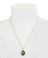 Robert Lee Morris Soho Abalone Molten Pendant Necklace