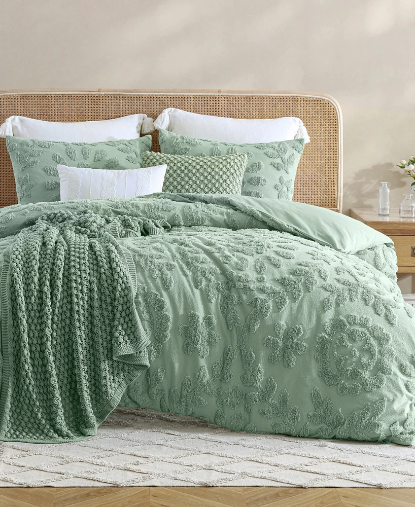 Peri Home Chenille Laurel 3-Pc. Comforter Set