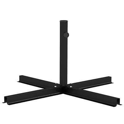 Streamdale Furniture Outdoor Universal Cross Brace Stand for Small Offset Umbrella or Large Market Umbrella, Cross Umbrella Base for Patio Umbrella, B