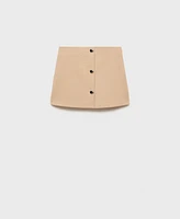 Mango Women's Button Detail Miniskirt