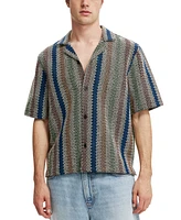 Cotton On Men's Freemont Short Sleeve Shirt