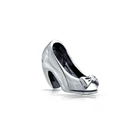 Bling Jewelry Ladies Fashion High Heel Pump Shoe Stiletto Dance Charm Bead 925 Sterling Silver