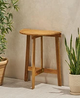 Simplie Fun Westmont Half-Round Bistro Table, Natural