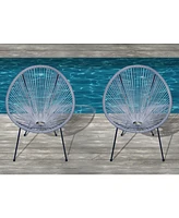 Mondawe Acapulco Chair (Blue-grey)