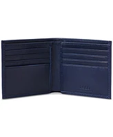 Polo Ralph Lauren Men's Embroidered Leather Billfold Wallet