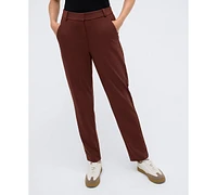 Kenneth Cole Women's Athletic Stretch Slim-Fit Ankle Pants