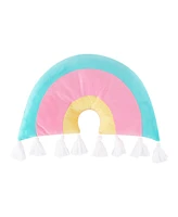 Levtex Melody Rainbow Shaped Tassel Kids Decorative Pillow, 11" x 18"