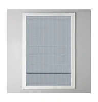 Basketweave Room Darkening Cordless Roman Shade