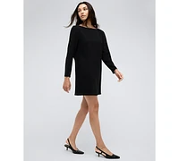 Kenneth Cole Women's Draped Open-Back Shift Dress