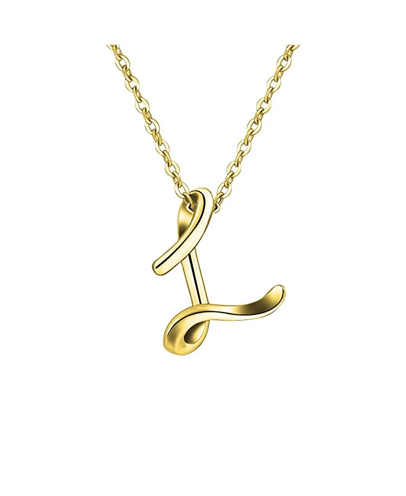 GiGiGirl Stylish 14K Gold Plated Initial Necklace