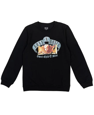 Guns N' Roses Big Boys Guns and Roses Fleece Pullover Sweatshirt to