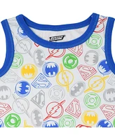 Dc Comics Justice League Green Lantern The Flash Superman Baby 5 Pack Bodysuits Newborn to Infant