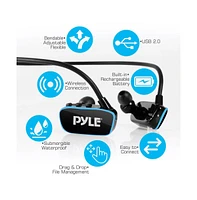 Pyle Flextreme Waterproof MP3 Headphones, 8GB Built-In Memory