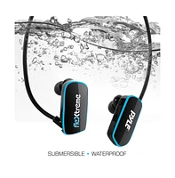 Pyle Flextreme Waterproof MP3 Headphones, 8GB Built-In Memory