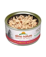 Almo Nature Hqs Natural Cat 24pk (2.47oz): Chicken & Liver In Broth