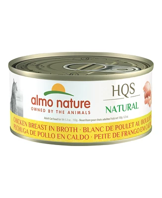 Almo Nature Hqs Natural Cat 24pk (5.3oz): Chicken Breast In Broth