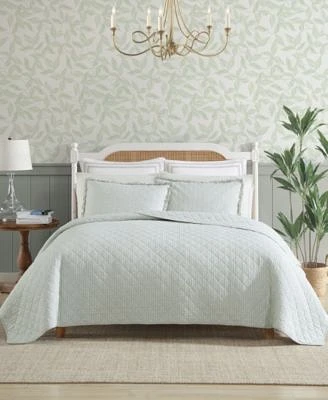 Laura Ashley Oxford Stripe Reversible Quilt Sets