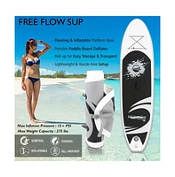 SereneLife Free Flow Stand-Up Paddle-Board (Sup), 10 ft.