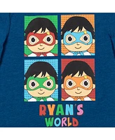 Ryan'S World Boys Ryans World 2 Pack T-Shirts