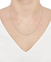 3-Pc. Set Diamond Heart Station Collar Necklace, Bracelet & Linear Drop Earrings (1/5 ct. t.w.) in Sterling Silver