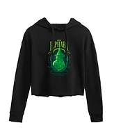 Hybrid Apparel Trendy Juniors Wicked Elphaba Graphic Cropped Hoodie