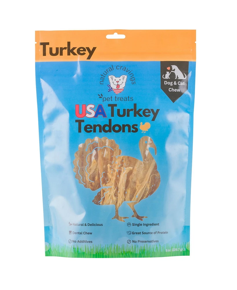 Natural Cravings Usa Turkey Tendons - 8 oz