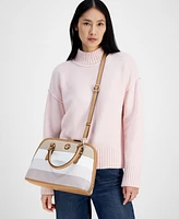 Giani Bernini Puff Colorblock Medium Dome Satchel, Exclusively at Macy's